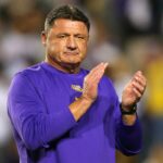Former LSU head coach Ed Orgeron