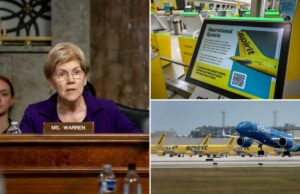 Elizabeth Warren criticada por torcer pelo bloqueio da fusão que poderia ter salvado a Spirit Airlines Elizabeth Warren criticada por torcer pelo bloqueio da fusão que poderia ter salvado a Spirit Airlines