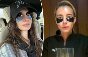 Emma Roberts e Anne Hathaway são fãs dessas máscaras luxuosas para os olhos Uma caixa de máscaras para os olhos 111SKIN Celestial Black Diamond com vários pacotes individuais de máscaras para os olhos.