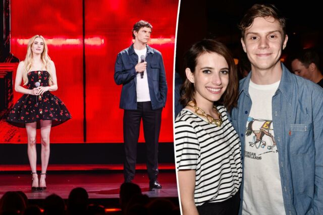 Sarah Paulson, Angela Bassett, Emma Roberts, Gabourey Sidibe, Billie Lourd, Evan Peters e Paul Anthony Kelly apresentando-se no Disney Upfront 2026.