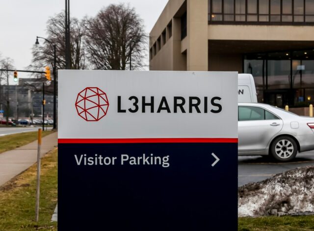 The L3Harris office building in Rochester, New York, USA.