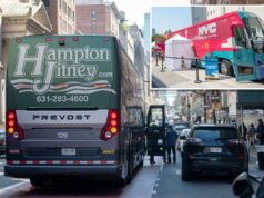 Empresas de ônibus processam lei anti-ociosidade de Nova York que está enriquecendo ‘caçadores de recompensas’ Empresas de ônibus processam lei anti-ociosidade de Nova York que está enriquecendo 'caçadores de recompensas'