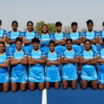 Encerramento esportivo indiano, 22 de maio: seleção feminina da Índia para a Copa Asiática de Hóquei Sub-18