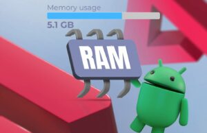 Encontrei uma ferramenta Android oculta que mostra quais aplicativos estão consumindo RAM Mascote do Android espiando de um smartphone cercado por interruptores desativados