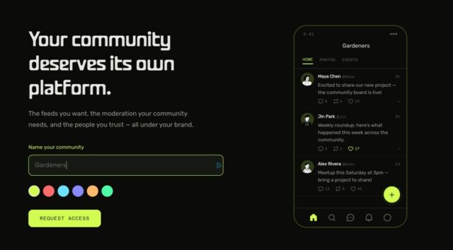 Enquanto X encerra Comunidades, Acorn lança uma alternativa que coloca os criadores no controle
