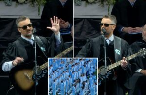 Eric Church faz o ‘melhor discurso de formatura de todos os tempos’ em discurso viral para graduados da Universidade da Carolina do Norte Eric Church faz o 'melhor discurso de formatura de todos os tempos' em discurso viral para graduados da Universidade da Carolina do Norte