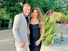 Esposa Becky por trás do sucesso de Jamie Esposa Becky por trás do sucesso de Jamie