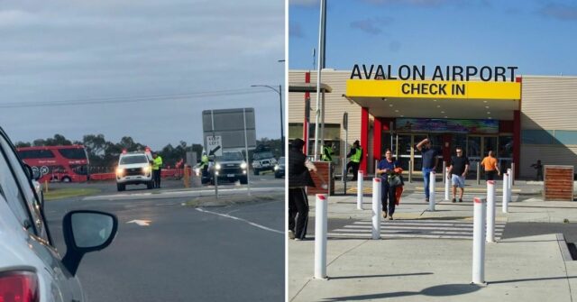 Esquadrão antibomba chamado, aeroporto é fechado por causa de dispositivo Susto de bomba no aeroporto de Avalon