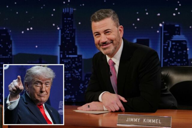 Esquerdistas nervosos lançam campanha em outdoors em Los Angeles defendendo Jimmy Kimmel após piada 'odiosa' de Trump
