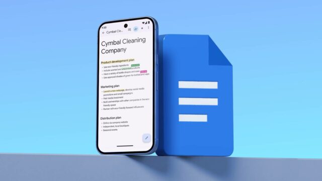 Ícone do Google Docs sendo revelado por um pano azul, cercado por um ícone de microfone vermelho, uma tag de usuário de tela inteligente e o logotipo do Planilhas Google.