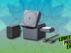 Este cubo de carregamento sem fio Anker está com 50% de desconto agora Cubo de carregamento sem fio MagSafe 3 em 1 Anker 15W