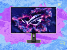 Este monitor de jogos OLED Asus 4K de 32 polegadas custa menos de US$ 1.000 Monitor de jogos ASUS ROG Strix 32 ”4K OLED (XG32UCWMG) - TrueBlack brilhante, modo duplo (4K @ 240 Hz, FHD @ 480 Hz), 0,03 ms, compatível com G-SYNC, sensor de proximidade Neo, USB-C, HDMI 2.1, garantia de 3 anos