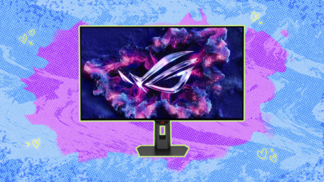 Monitor de jogos ASUS ROG Strix 32 ”4K OLED (XG32UCWMG) - TrueBlack brilhante, modo duplo (4K @ 240 Hz, FHD @ 480 Hz), 0,03 ms, compatível com G-SYNC, sensor de proximidade Neo, USB-C, HDMI 2.1, garantia de 3 anos