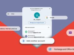 Este novo botão do Gmail limpou minha névoa cerebral de gerenciamento de tarefas de várias contas O ícone do Gmail lado a lado com símbolos de adição.