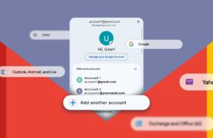 Este novo botão do Gmail limpou minha névoa cerebral de gerenciamento de tarefas de várias contas O ícone do Gmail lado a lado com símbolos de adição.