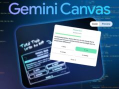 Este recurso do Gemini é a melhor ferramenta do Google que você provavelmente não usa Uma mulher sentada em um sofá usando o telefone, cercada pelos logotipos do Gmail, Drive, Docs, YouTube e Gemini.