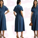 Este vestido Nordstrom lisonjeiro resolve o dilema de 'nada para vestir'