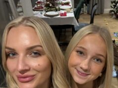 Estudante particular, 14 anos, foi encontrada enforcada na casa dos pais Em uma emocionante postagem online, a mãe de Adriana, Greta Saggers, 31, que é diretora administrativa da Anglian Recruitment, escreveu: 'É com o coração partido que compartilhamos a perda de nossa linda Adriana.'