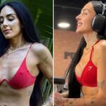 Cheyenne Caspary com implantes musculares.
