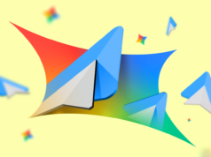 Eu uso essas dicas e truques para aproveitar ao máximo o Gemini no Android Auto Uma mulher sentada em um sofá usando o telefone, cercada pelos logotipos do Gmail, Drive, Docs, YouTube e Gemini.