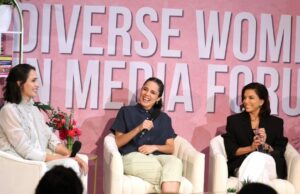 Eva Longoria e os showrunners de ‘House of the Spirits’ sobre a magia e o realismo que trouxeram o amado romance de Isabel Allende para a Amazon Fernanda Urrejola, Francisca Alegría and Eva Longoria at NALIP Diverse Women In Media Forum 2026 at W Hollywood on May 1, 2026 in Hollywood, California. (Photo by Anna Webber/NALIP)