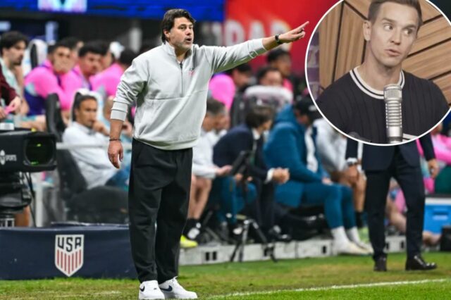 Ex-estrelas da USMNT apoiam Mauricio Pochettino depois que escalação da O técnico dos Estados Unidos, Mauricio Pochettino, reage durante o amistoso internacional entre Portugal e os Estados Unidos, no dia 31 de março de 2026, no Mercedes-Benz Stadium, em Atlanta, GA.