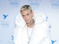 Ex-noiva de Aaron Carter chega a acordo sobre processo por homicídio culposo GettyImages-1370262397-AaronCarterMelanieMartin.jpg