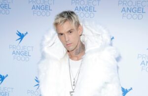 Ex-noiva de Aaron Carter chega a acordo sobre processo por homicídio culposo GettyImages-1370262397-AaronCarterMelanieMartin.jpg