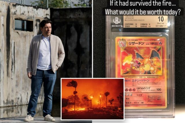 Fabricante de brinquedos que perdeu US$ 8,5 milhões em cards de Pokémon durante a coleta de reconstrução do Palisades Fire – e sua vizinhança
