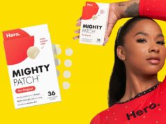 Faço isso em segredo, mas a Geração Z mantém um relacionamento aberto com meu hack livre de acne Mighty Patch Os adesivos originais para espinhas da Hero Cosmetics, com 36 adesivos hidrocolóides.