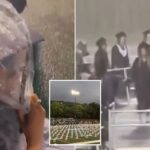 Famílias do Tennessee furiosas depois que estudantes foram forçados a caminhar na formatura sob chuvas torrenciais