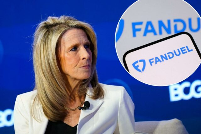 O logotipo da Fanduel aparece nesta ilustração tirada em 22 de abril de 2026. REUTERS/Dado Ruvic/Ilustração