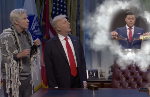 Fantasma de Jeffrey Epstein visita Trump na abertura fria do final da temporada do SNL Fantasma de Jeffrey Epstein visita Trump na abertura fria do final da temporada do SNL