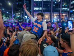 Fãs dos Knicks cantam: ‘Queremos Wemby’ nas finais da NBA Torcedores de Nova York comemoram após Knicks chegar às finais da NBA