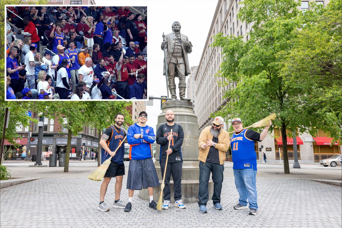 Fãs dos Knicks em busca de pechinchas invadem Cleveland na véspera do jogo 4 das finais da conferência da NBA