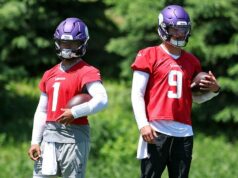 Fãs dos Vikings se voltam contra JJ McCarthy após comentários de Kyler Murray Minnesota Vikings QB Kyler Murray and J.J. McCarthy