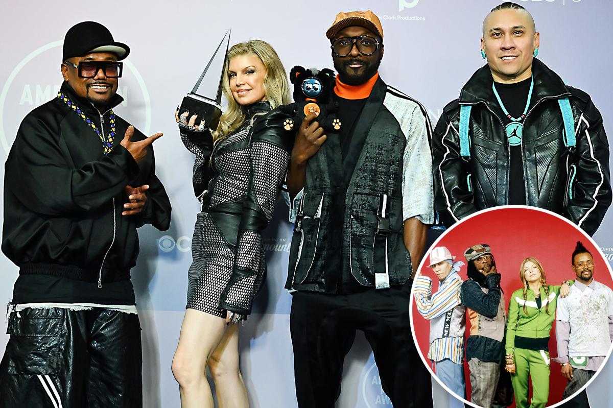 Fergie tem reencontro emocionante com os ‘irmãos’ do Black Eyed Peas no AMAs de 2026