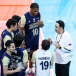 UAAP Temporada 88 de vôlei masculino, finais, jogo 1 NU Bulldogs Dante Alinsunurin