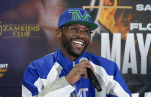 Floyd Mayweather se encontrará com o kickboxer Mike Zambidis em exposição O ex-campeão mundial multipeso Floyd Mayweather enfrentará a estrela grega de kickboxing Mike Zambidis em um