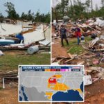 Fortes tempestades com granizo e ventos prejudiciais retornam às planícies durante o Dia das Mães, à medida que a ameaça de tornado se aproxima