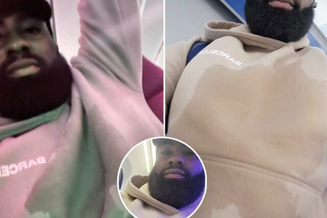 'Fui ridicularizado': passageiro da United 'humilhado' após ser encharcado por um jato de líquido não identificado durante o voo
