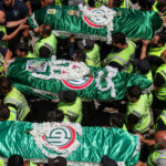 Funerais para médicos mortos em ataques aéreos israelenses no sul do Líbano