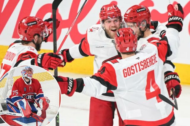 Furacões apagam Canadiens e afastam o jogo da final da Furacões apagam Canadiens e afastam o jogo da final da Stanley Cup