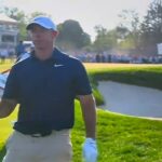 Rory McIlroy disse a um fã de golfe para ‘calar a boca’ depois que ele gritou no PGA Championship