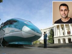 Gavin Newsom, assessor por trás do esforço para os sem-teto, agora liderando um projeto ferroviário de alta velocidade fracassado Gavin Newsom, assessor por trás do esforço para os sem-teto, agora liderando um projeto ferroviário de alta velocidade fracassado
