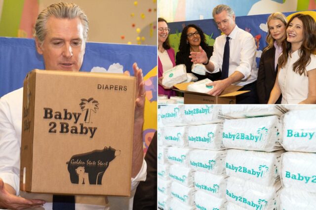 Gavin Newsom sob pressão por causa de um acordo de fraldas de US $ 20 milhões vinculado a uma rede sem fins lucrativos ligada à esposa
