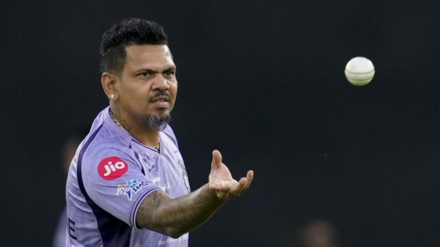 Girando uma teia: Sunil Narine entra no clube de 200 Girando uma teia: Sunil Narine entra no clube de 200 postigos do IPL em grande estilo