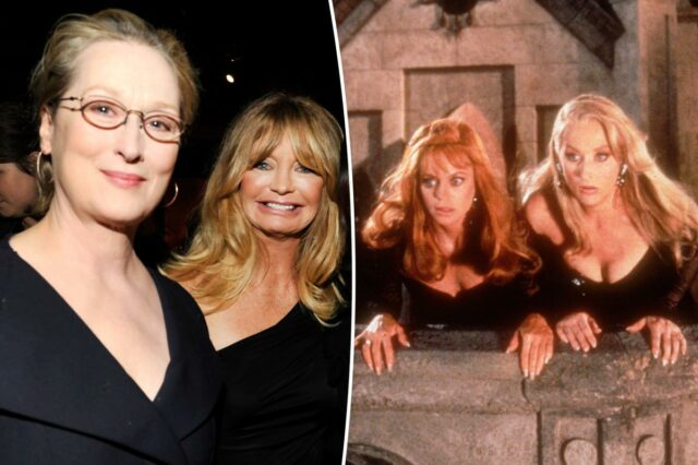 Goldie Hawn fala sobre 'carne' com Meryl Streep no set de 'Death Becomes Her'
