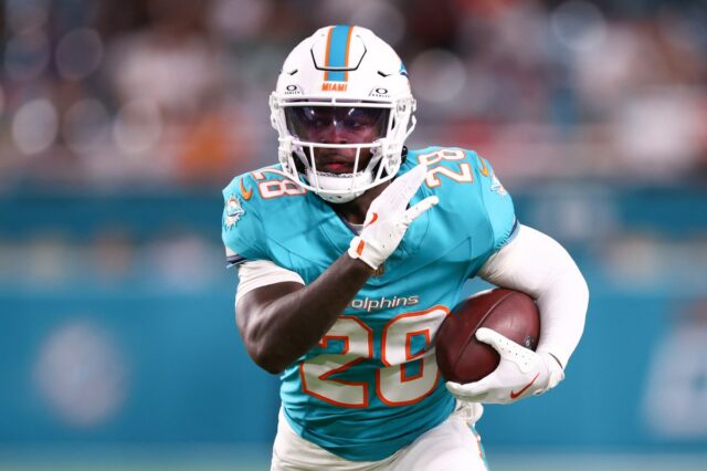 Golfinhos fizeram aposta arriscada com o que contaram a De'Von Miami Dolphins RB De'Von Achane