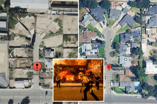 Google Maps criticado por esconder a realidade brutal dos incêndios em Los Angeles antes das eleições
